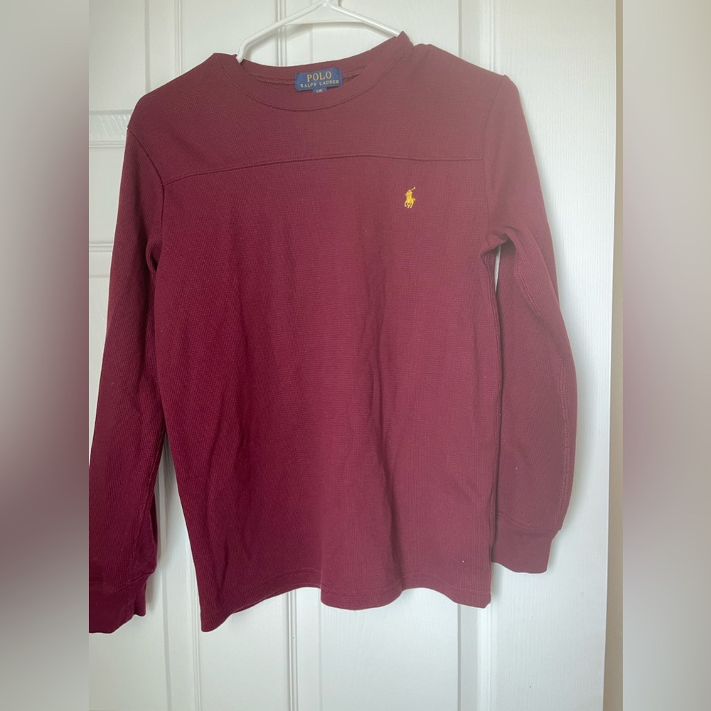 Boys Large Ralph Lauren Polo Long Sleeve Shirt